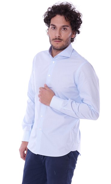 CAMICIA BRANCACCIO UOMO RIGATA SLIM FIT