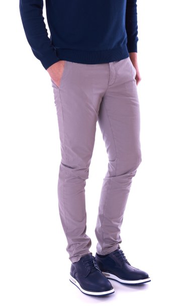 PANTALONE TELERIA ZED ROBIN GRIGIO CHIARO