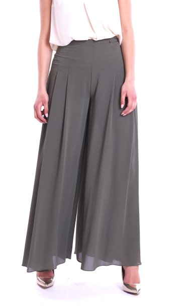 WIDE PANTS LUCKYLU MILITARY GREEN