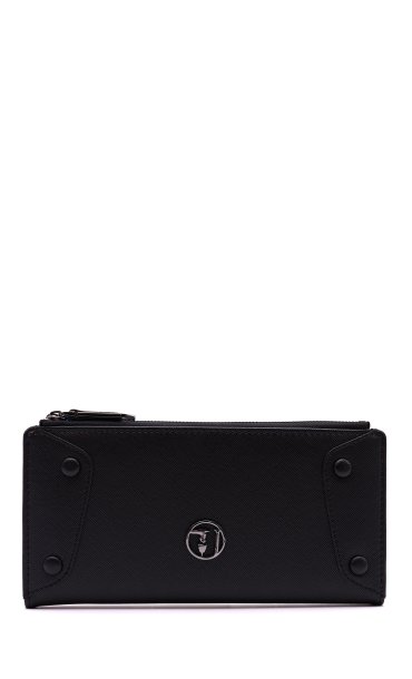 TRUSSARDI JEANS WALLET MELISSA BLACK