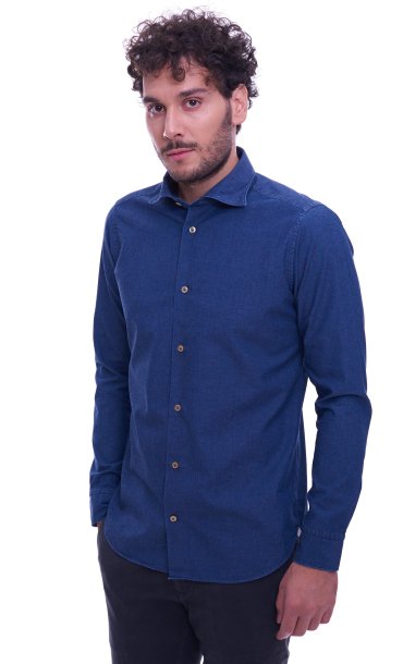 CAMICIA MASTRICAMICIAI IN DENIM SLIM FIT