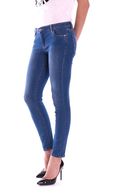 WASHED JEANS 206 SUPER SKINNY TRUSSARDI JEANS BLU