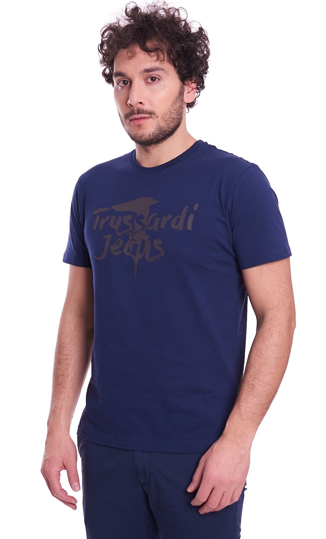 Trussardi Jeans men's t-shirt with logo 52T00240