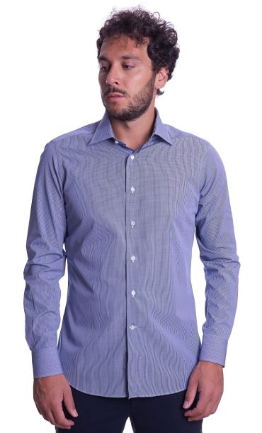 CAMICIA BRANCACCIO A QUADRETTI SLIM FIT