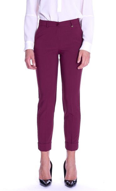 PANTALONE LUCKYLU CON RISVOLTO