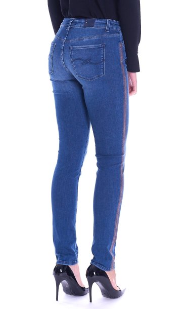 JEANS TRUSSARDI JEANS STRETCH 260 REGULAR CON STRASS DA DONNA