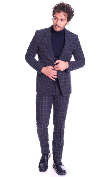 CHECKED SUIT BERNESE MILANO DROP 7