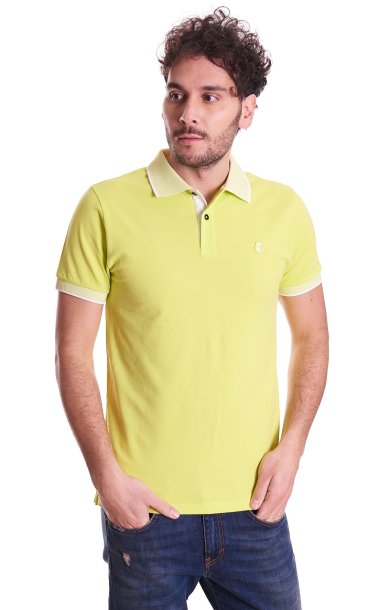 POLO SAVE THE DUCK SLIM FIT WITH LOGO