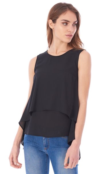 Women's Trussardi jeans asymmetric blouse 56C00294