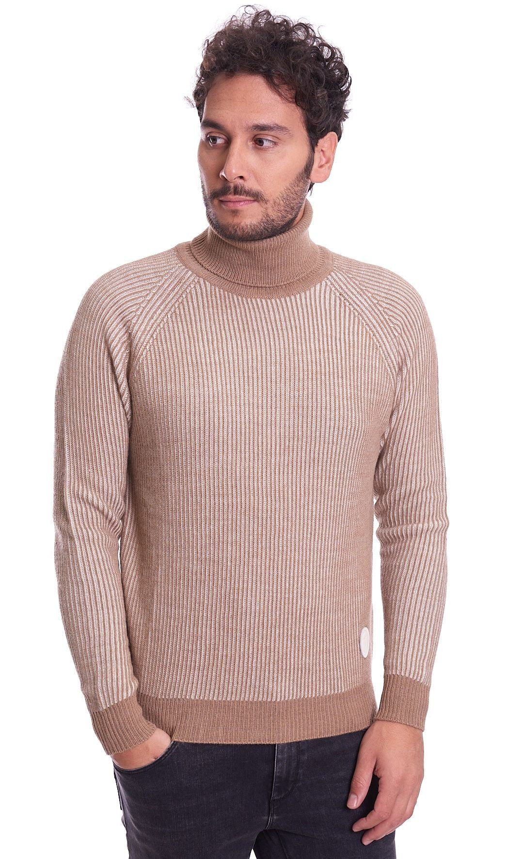 Camel hot sale turtleneck mens