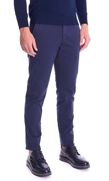 Men's pants Trussardi Jeans aviator fit in warm cotton 52P00000
