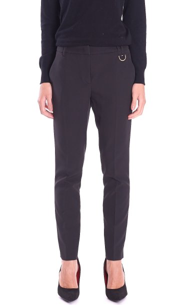 PANTALONE TRUSSARDI JEANS IN CADY TECNICO NERO