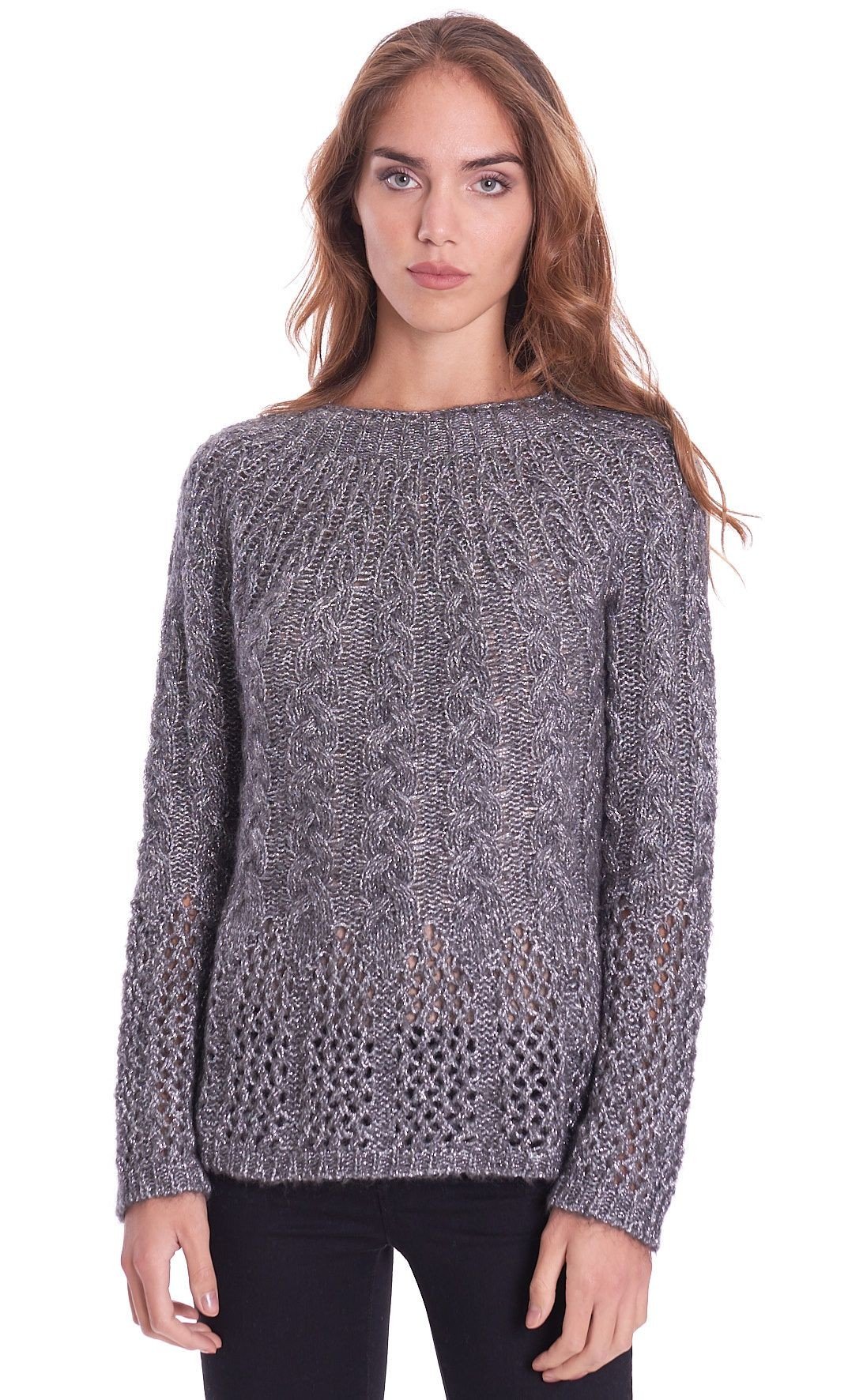 Silver lurex shop sweater