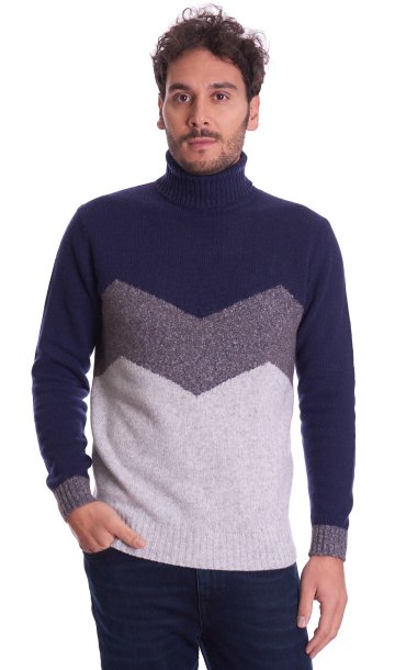 TURTLENECK MULTICOLOR SWEATER PRIVATI FIRENZE