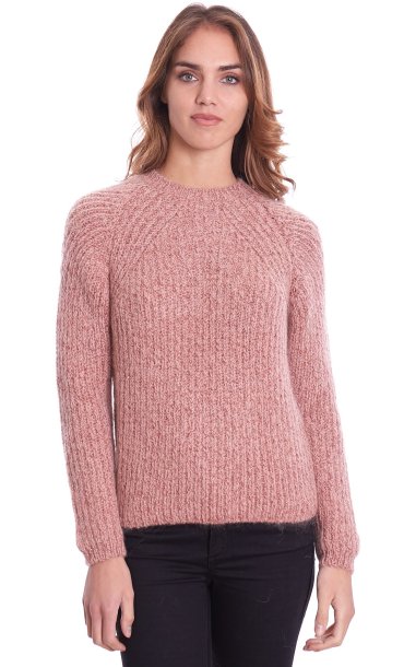 LUCKYLU ROUND NECK SWEATER WITH LUREX