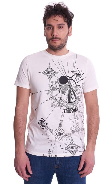 PRINTED T-SHIRT TRUSSARDI REGULAR