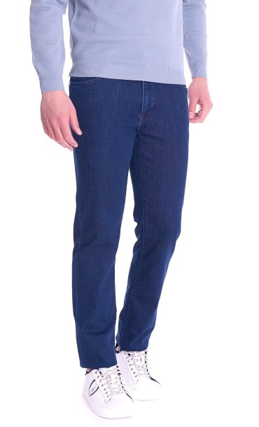 JEANS 380 ICON TRUSSARDI DENIM STRETCH MID BLUE