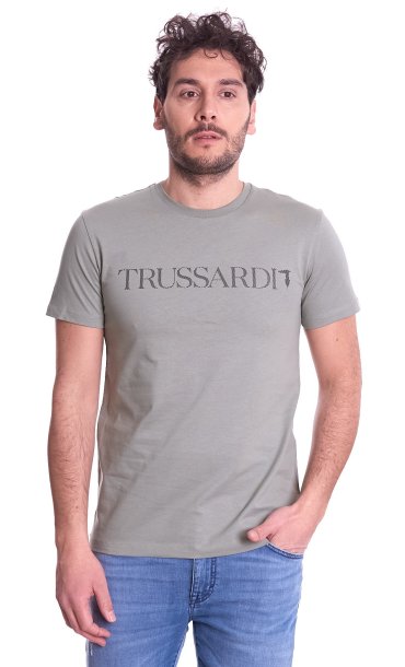 T-SHIRT TRUSSARDI WITH LOGO BOXY FIT