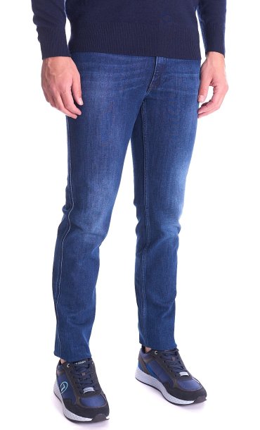 JEANS 380 ICON TRUSSARDI BLUE DENIM STRETCH