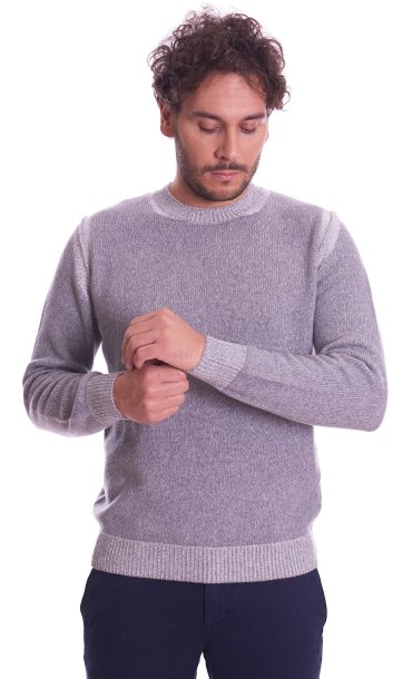 MELANGE ROUND NECK SWEATER HERITAGE