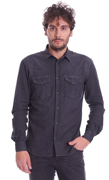 DENIM TEXANA SHIRT MASTRICAMICIAI SLIM FIT