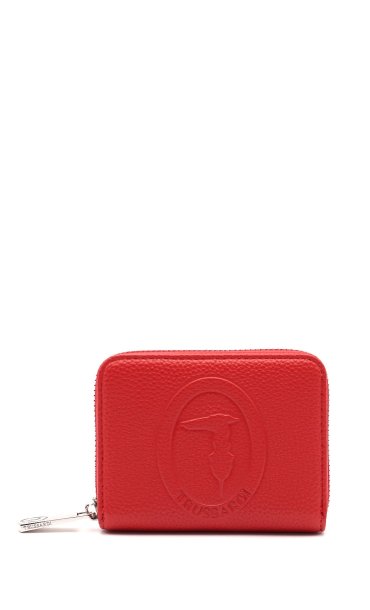 TRUSSARDI MINI WALLET ZIP AROUND IRIS