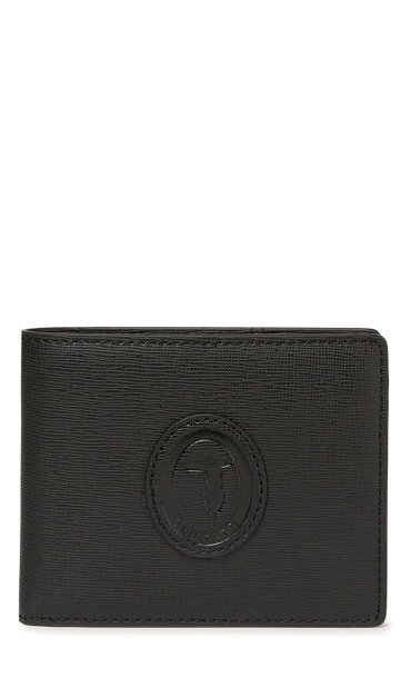 TRUSSARDI URBAN WALLET WITH EMBOSSED LOGO