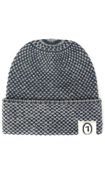 TRUSSARDI MELANGE HAT WITH LOGO