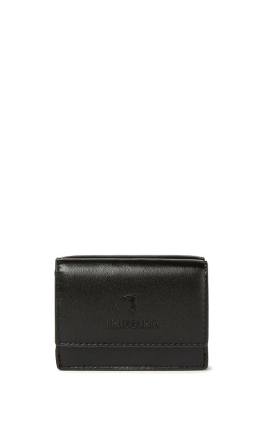 TRUSSARDI MINI WALLET CLAIRE BLACK