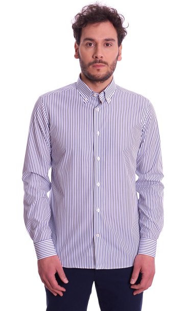 SMALL STRIP SHIRT MASTRICAMICIAI BUTTON DOWN SLIM FIT