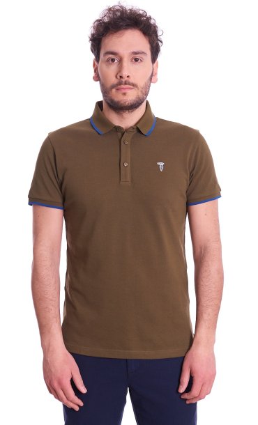 CONTRAST STRIPES TRUSSARDI POLO