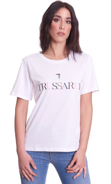  T-SHIRT TRUSSARDI CON LOGO LETTERING