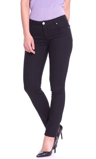 TRUSSARDI BLACK JEANS UP FIFTEEN STRECH