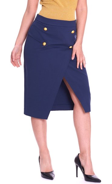 TWINSET TUBE SKIRT BLUE