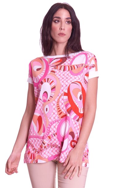 LUCKYLU PRINTED MAXI T-SHIRT