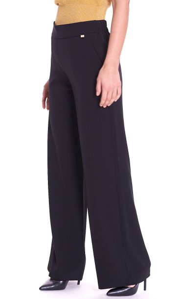 LUCKYLU WIDE PANTS WITH ELASTIC WAIST