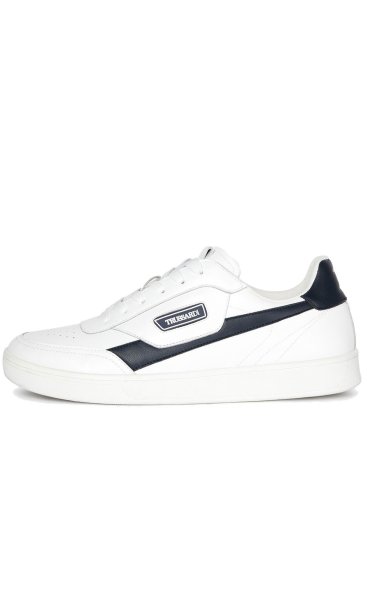 SNEAKER TRUSSARDI CRAFT IN PELLE BIANCA