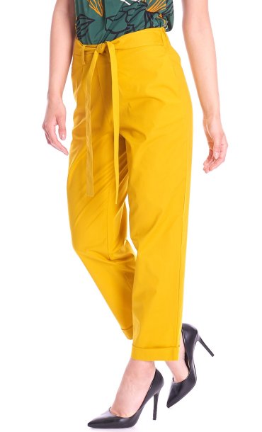 MARIA BELLENTANI PANTS WITH PINCES