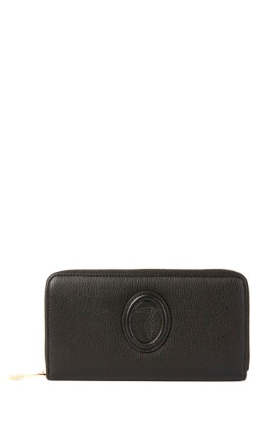 TRUSSARDI ZIP AROUND AMBER WALLET