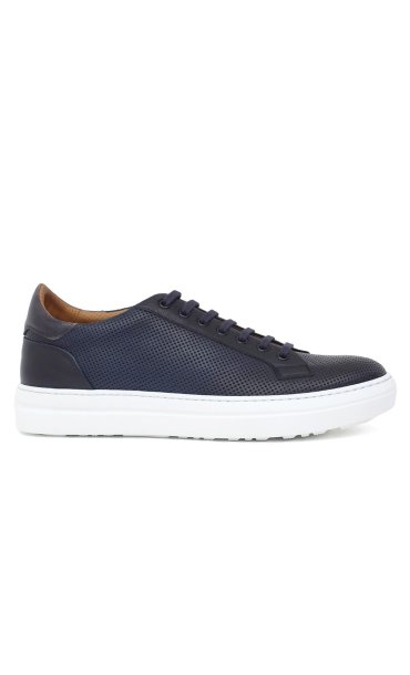 SNEAKER ROSSI IN PELLE FORATA