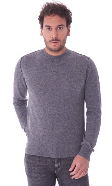 ROUNDNECK RAW CUT SWEATER TRUSSARDI