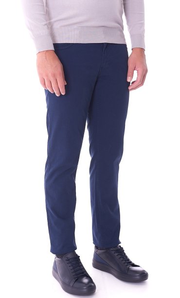 370 CLOSE TRUSSARDI PANTS PIQUET COTTON