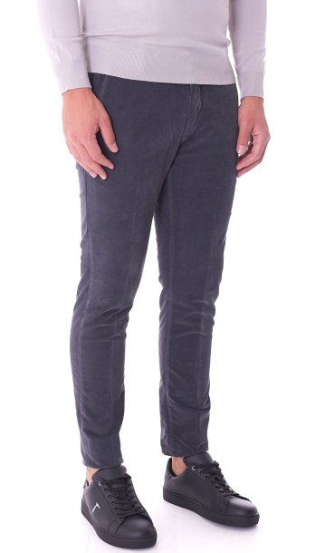 VELVET PANTS YAN SIMMON STORY GREY