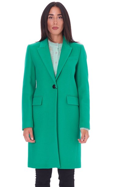 TWINSET LONG GREEN COAT