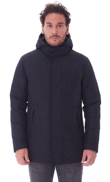 SAVE THE DUCK LONG GORE-TEX LONG JACKET WITH HOOD PHIPPS