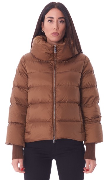 WIDE SHORT DOWN JACKET ADD WITH DETACHABLE CUFFS