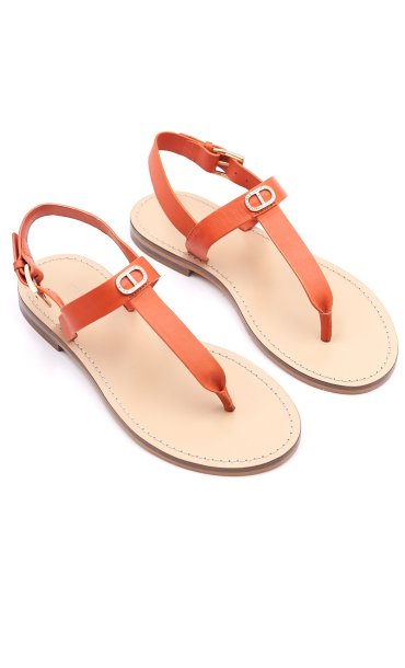 TWINSET SANDALS WITH JEWEL LOGO