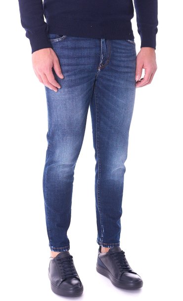 TELERIA ZED BLUE JEANS MARK WITH RIPPED POCKETS
