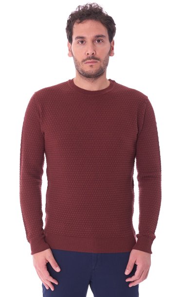 ROUNDNECK DROP POINT SWEATER PRIVATI FIRENZE MERINO WOOL