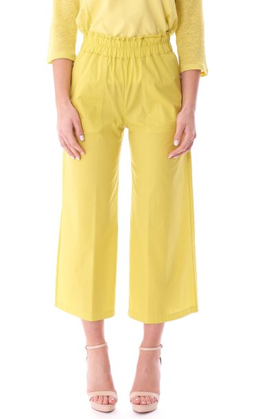 GAUCHO PANTS MARIA BELLENTANI WITH ELASTIC WAIST